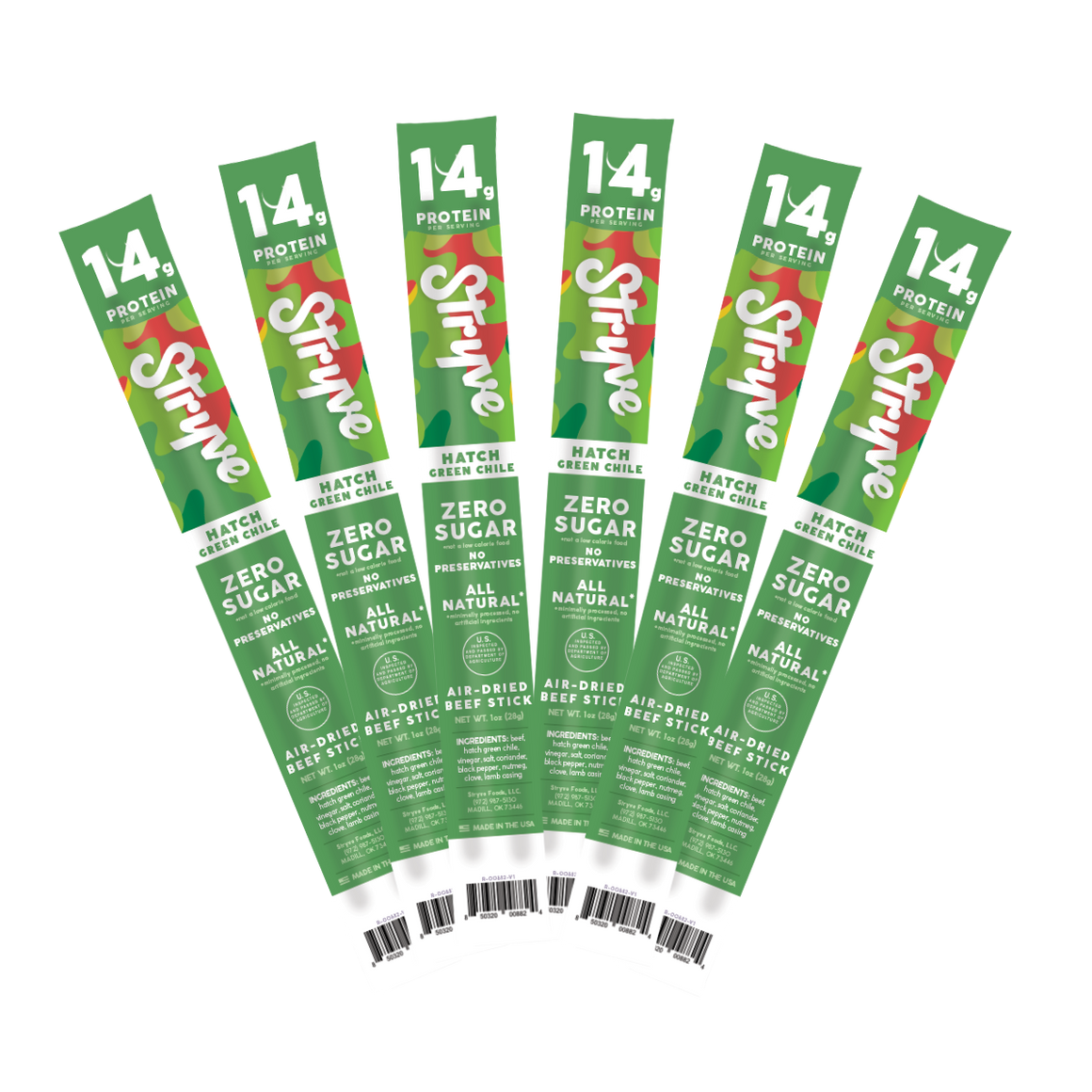 Hatch Green Chile Beef Stick